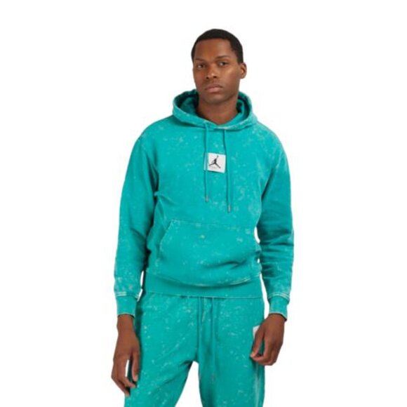 Nike Air Jordan Men's Flight Sweatsuit Statement Fleece Tracksuit Teal Green NWT - Picture 6 of 11